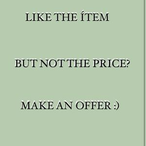 Make sure to make offers:)